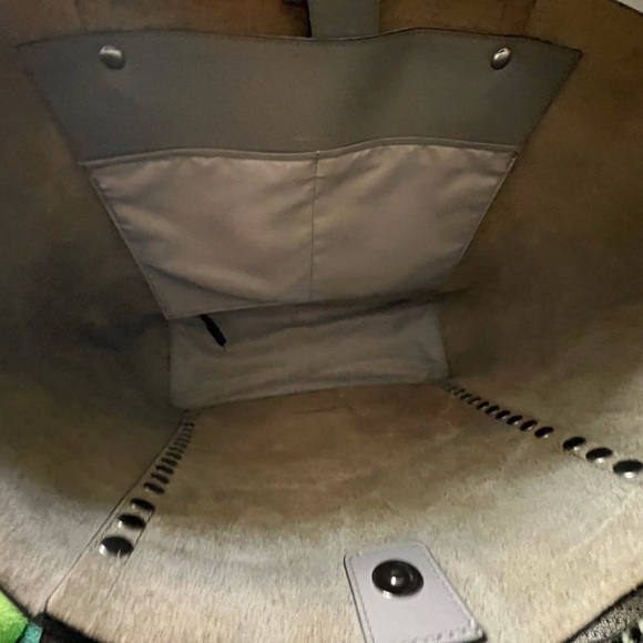 Rebecca Minkoff Grey Color. Silver Studs. - Picture 2 of 4